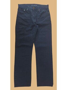 Mott & Bow Mens Black Straight Leg Jeans Size 30x32